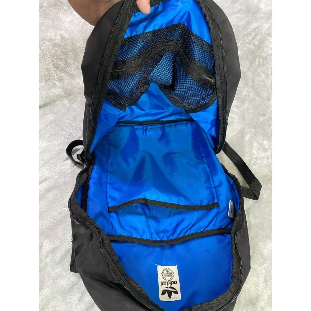 Adidas National Plus Backpack‎ Adult 25L Black 201433-L Trefoil School Work
